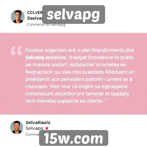 Feedback dos usuários sobre o atendimento do selvapg